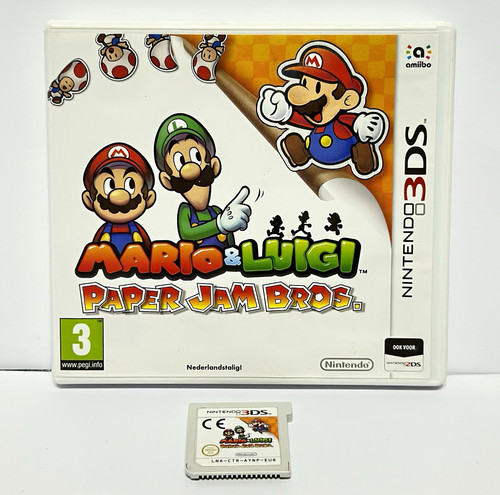 Mario luigi paper jam - &,